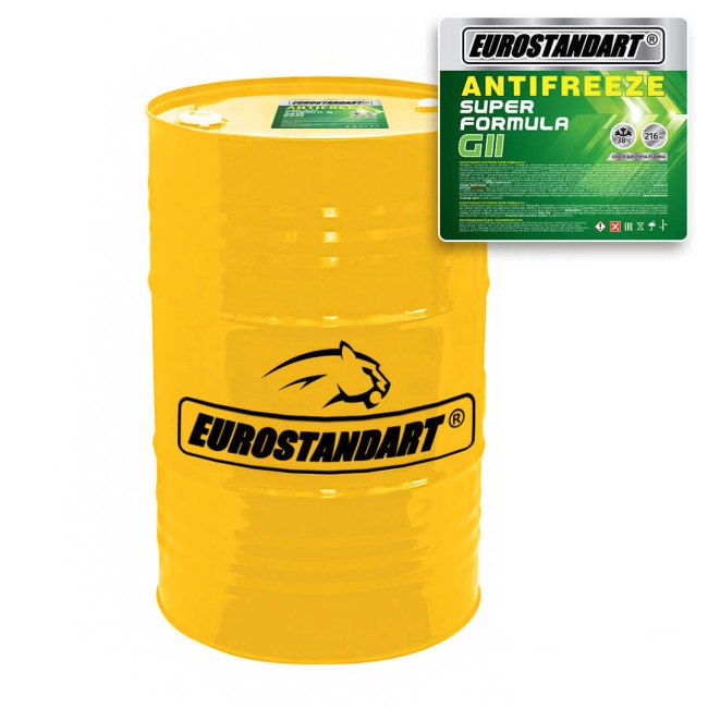 Охолоджувальна рідина EUROSTANDART ANTIFREEZE SUPER FORMULA G11 Green готовий